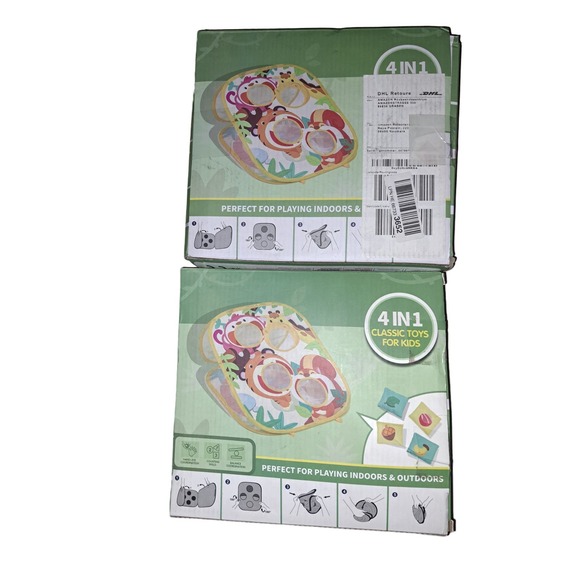 NIB- TWO Beanbag toss Games 4 in 1 games get two with an order - Picture 2 of 7